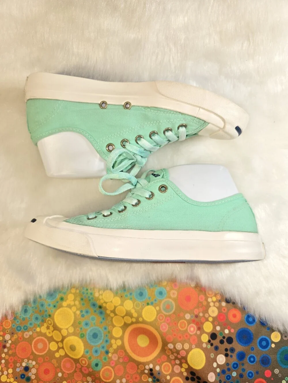 Converse Jack Purcell Ox Unisex Mint Green Canvas Sneakers